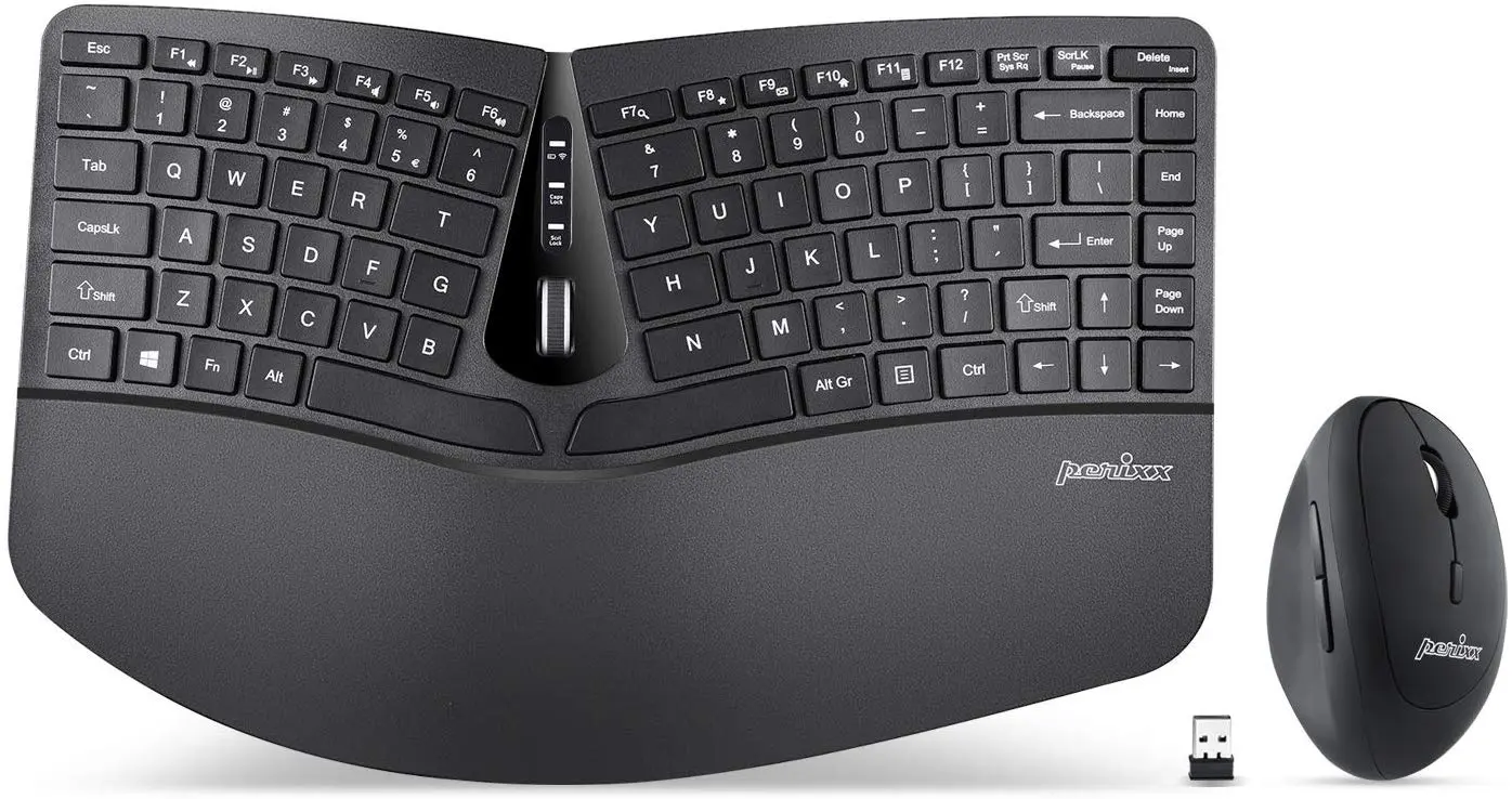 Quiet Ergonomic Keyboard Wireless 