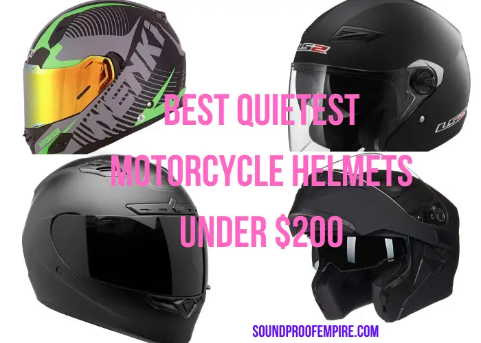 Quietest Motorcycle Helmet Under $200:11 Best Quiet Picks - Soundproof