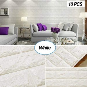 Masione 3D Faux Foam Wallpaper