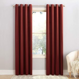 Sun Zero Barrow Energy Efficient Grommet Curtain 