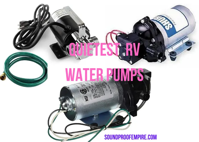 quietest rv water pump
