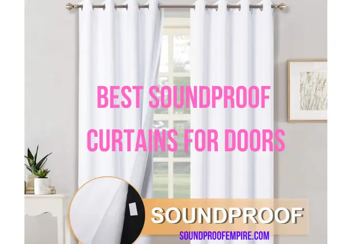 soundproof curtains for door