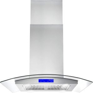 Cosmo Island Ceiling Mounted Range Hood