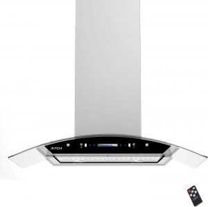 IKTCH 36 Inch Island Mount Range Hood