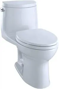TOTO MS604114CEFG#01 UltraMax II One-Piece Elongated Toilet, best silent flush toilet