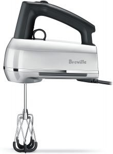 Breville BHM800SIL Handy Mix Scraper Hand Mixer 2.3, quiet electric hand mixer