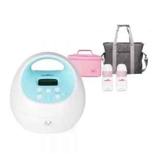 Spectra Baby USA S1Plus Breast Pump with Gray Tote and Cooler 