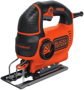 BLACK + DECKER Smart Jigsaw, quiet table saw