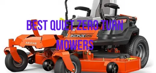 quietest zero turn mower