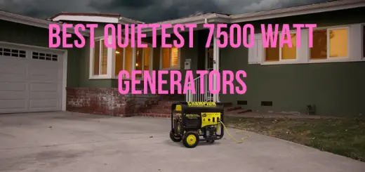 quietest 7500 watt generator