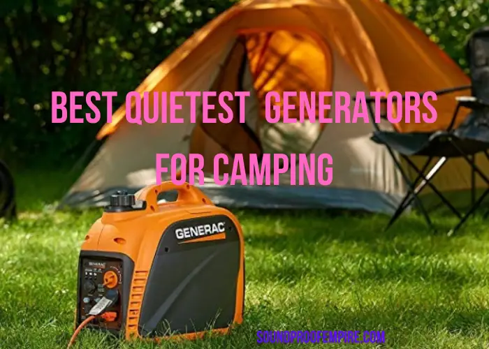 7 Top Quietest (Silent) Generator for Camping Models 2023 Soundproof Empire