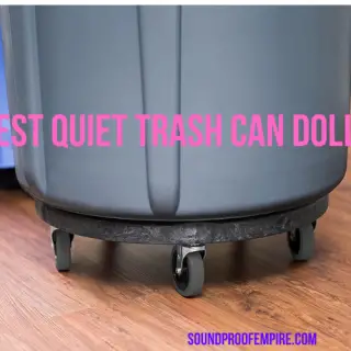 quiet trash can dolly