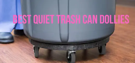 quiet trash can dolly