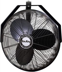 Air King 18 Inch Industrial Grade Wall Mount Fan