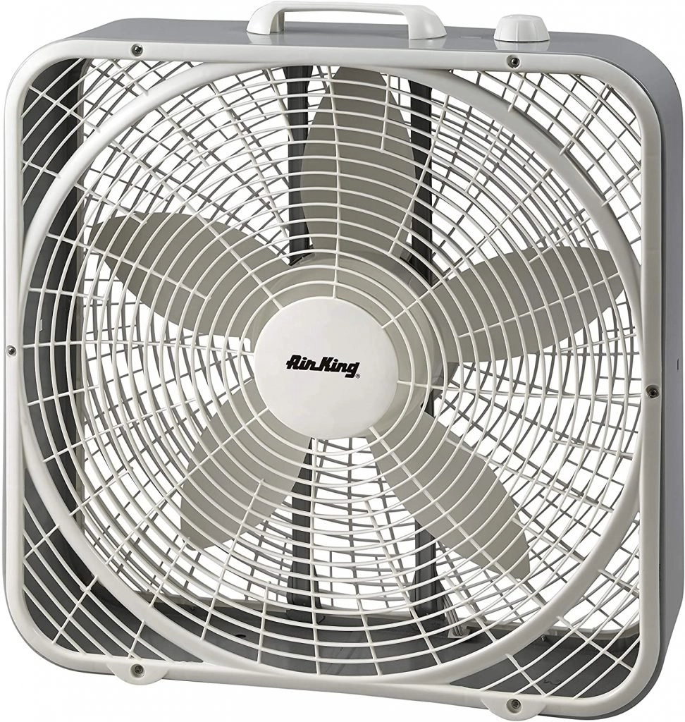 box fan air fort