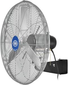 Global Industrial Deluxe 24 Inch Oscillating Wall Mount Fan