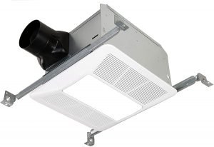 KAZE APPLIANCE Ultra Quiet Bathroom Exhaust Fan With LED Light