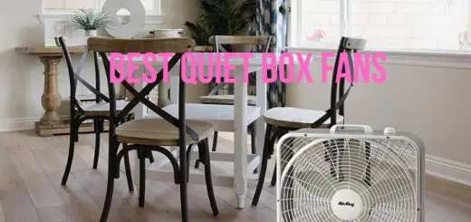 quietest box fan