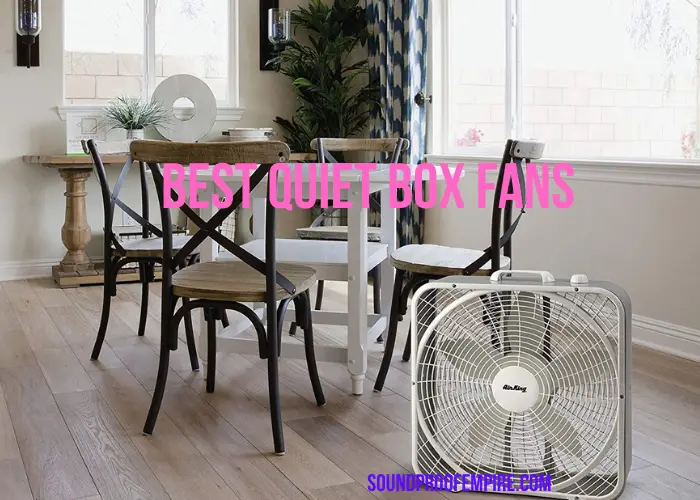 quietest box fan