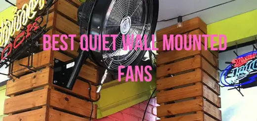 quietest wall mounted fan