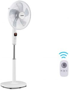 PELONIS Silent Turbo Standing Adjustable Fan