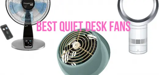 quietest desk fan