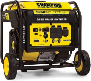 Champion 6250-Watt Open  Frame Inverter Generator with Technology